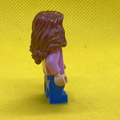 USED LEGO Minifigure Hermione Granger, Bright Pink Jacket - Image 4