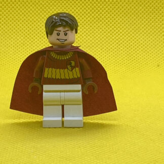 USED LEGO Minifigure Oliver Wood, Dark Red Quidditch Uniform