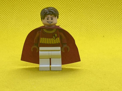 USED LEGO Minifigure Oliver Wood, Dark Red Quidditch Uniform