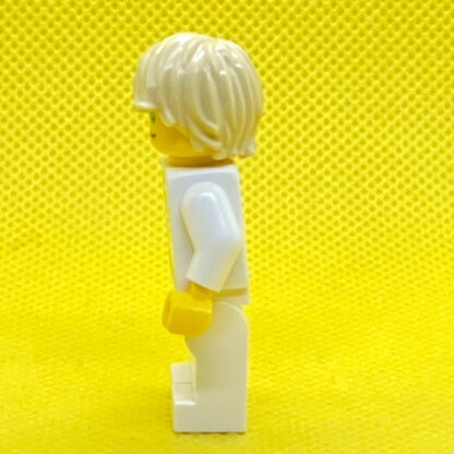 USED LEGO Ninjago Minifigure Lloyd - White Wu-Cru Training Gi, Tousled Hair - Image 4