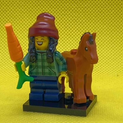 LEGO Horse and Groomer Minifigure.