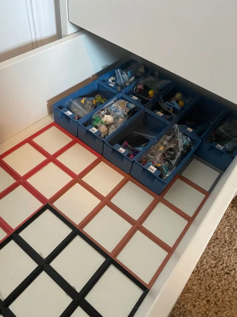 3-D printed LEGO Storage