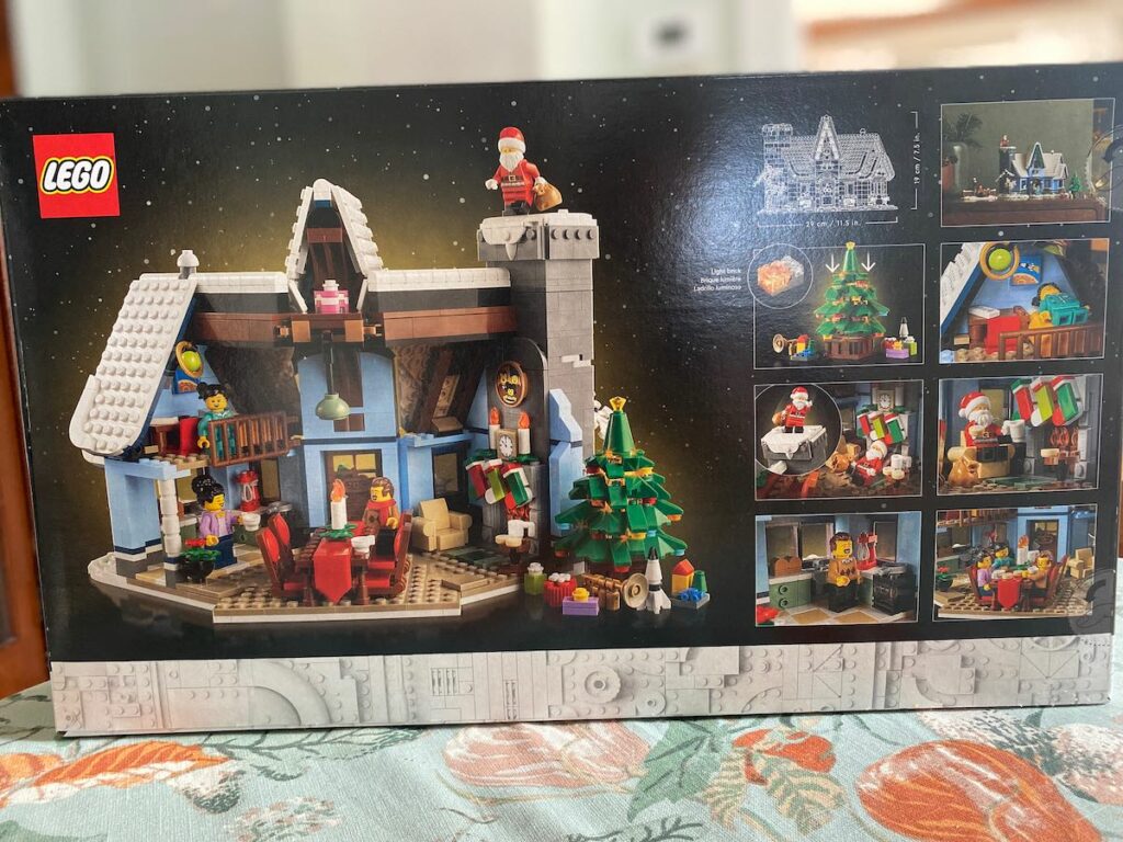 Santa's Visit Box Back