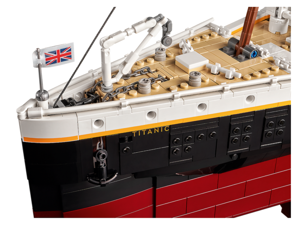 Bow of the LEGO Titanic