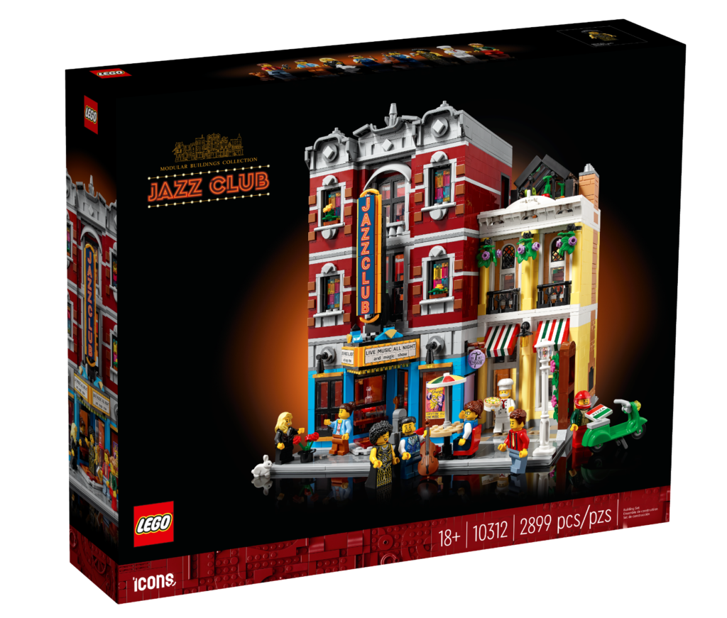 LEGO 10312 Jazz Club Modular Box Front