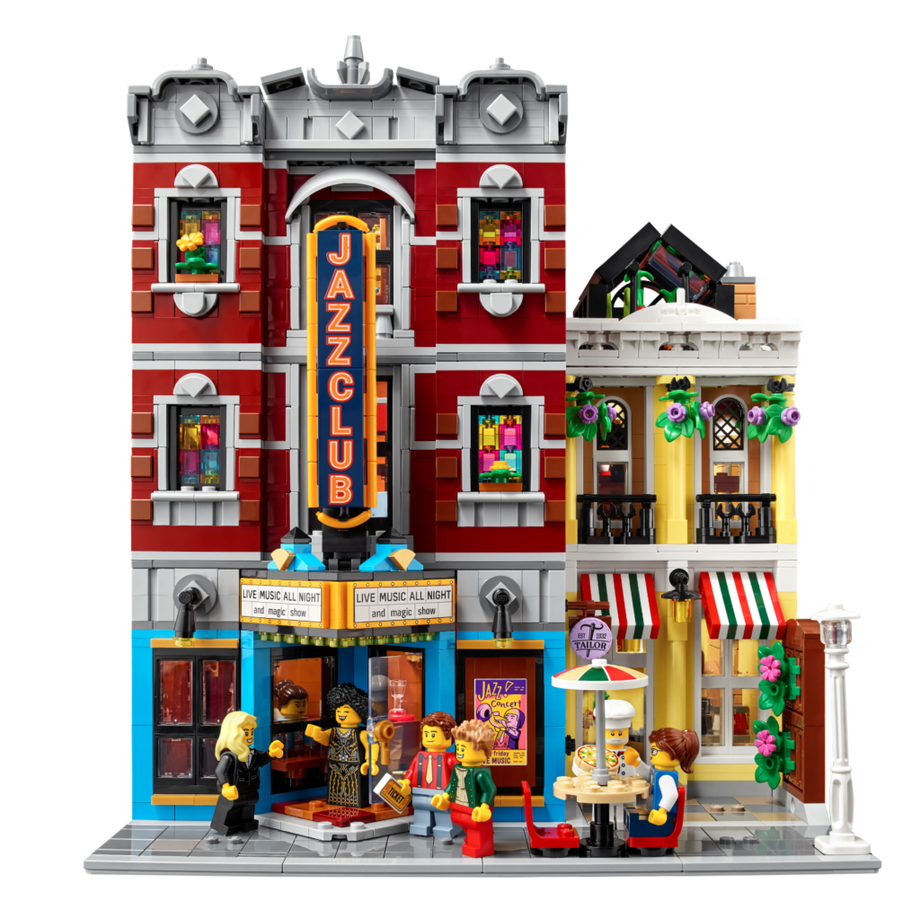 LEGO 10312 Jazz Club Modular Front View