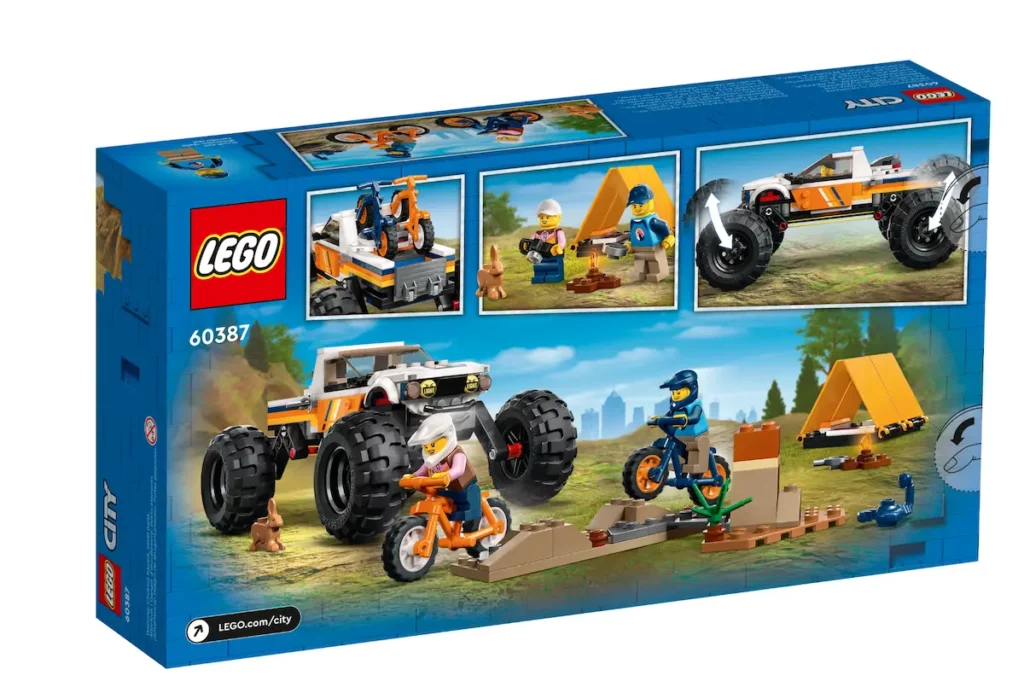 LEGO 4x4 Off-Roader Adventures Set 60387 box back