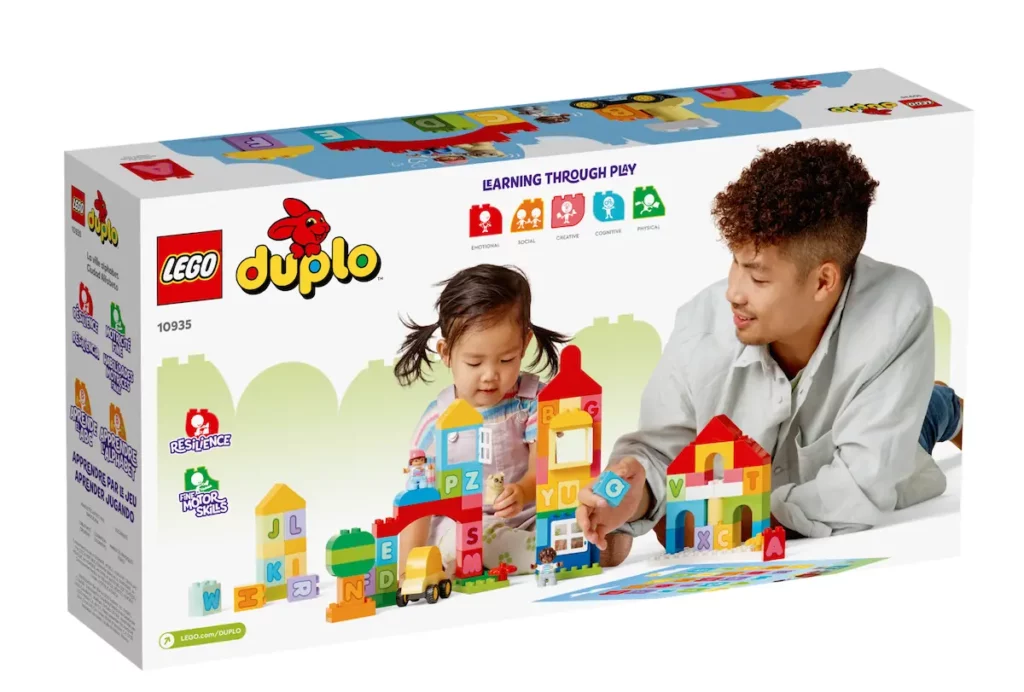 LEGO Duplo Alphabet Town Box Back