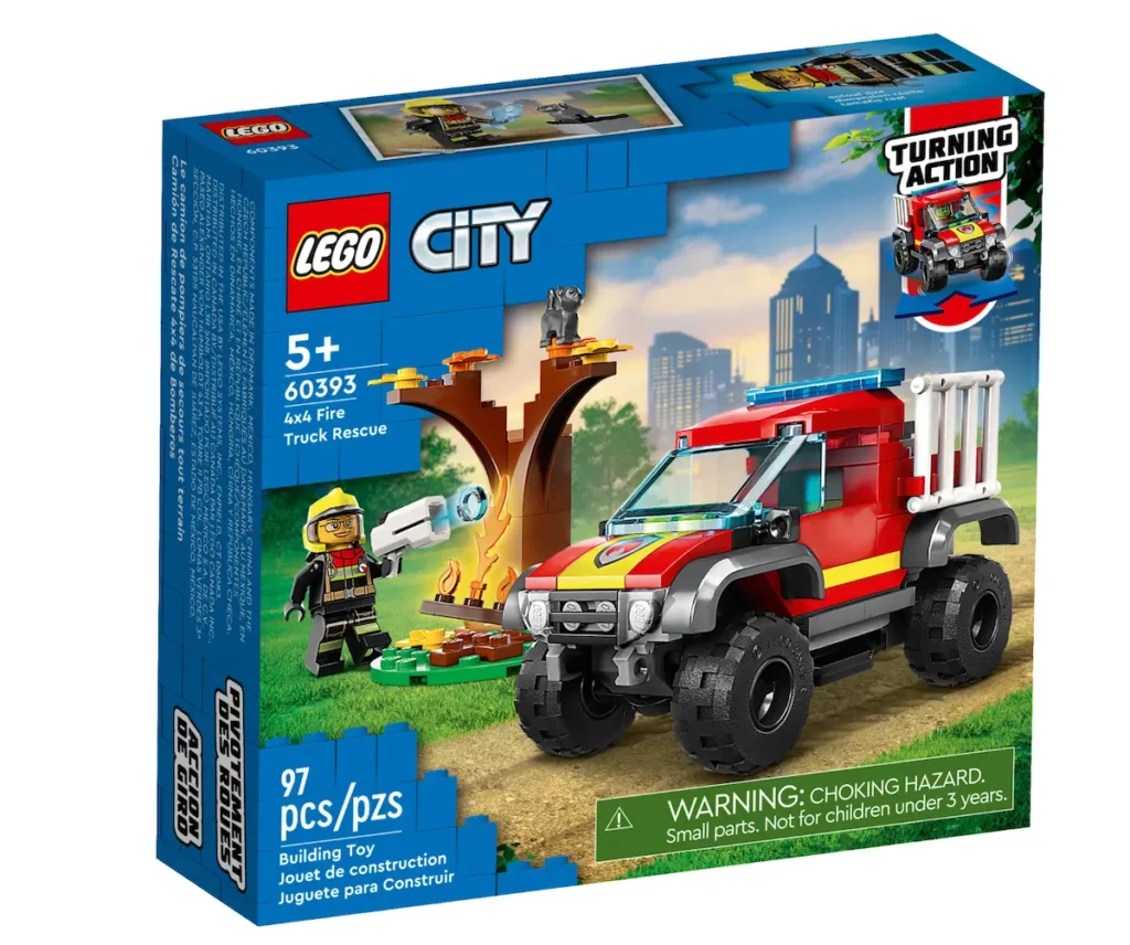 LEGO Fire Truck Rescue Box Front