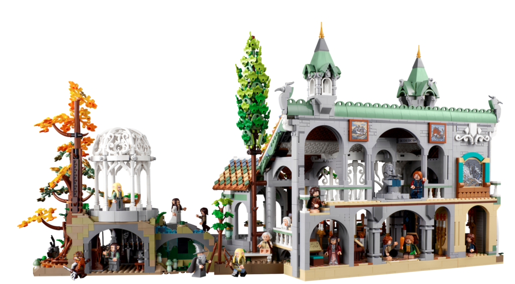 LEGO Rivendell Set Back