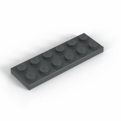 LEGO Part Plate 2x6 Dark Bluish Grey