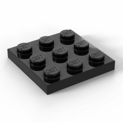 LEGO Part Plate 3x3 Black