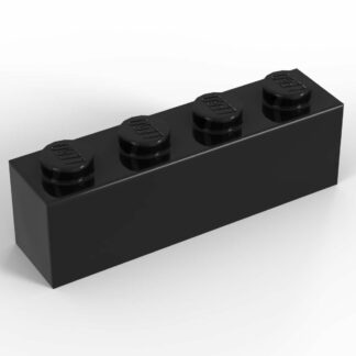 LEGO Part 1x4 Brick black