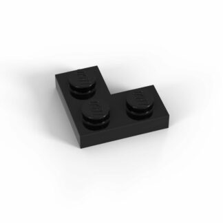 LEGO Part 2x2 plate Corner Black