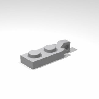 LEGO Part Hinge Plate 1 x 2 Locking with 1 Finger on End without Bottom Groove