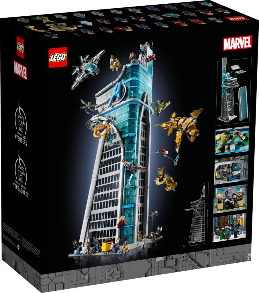 Avengers Tower Box Back