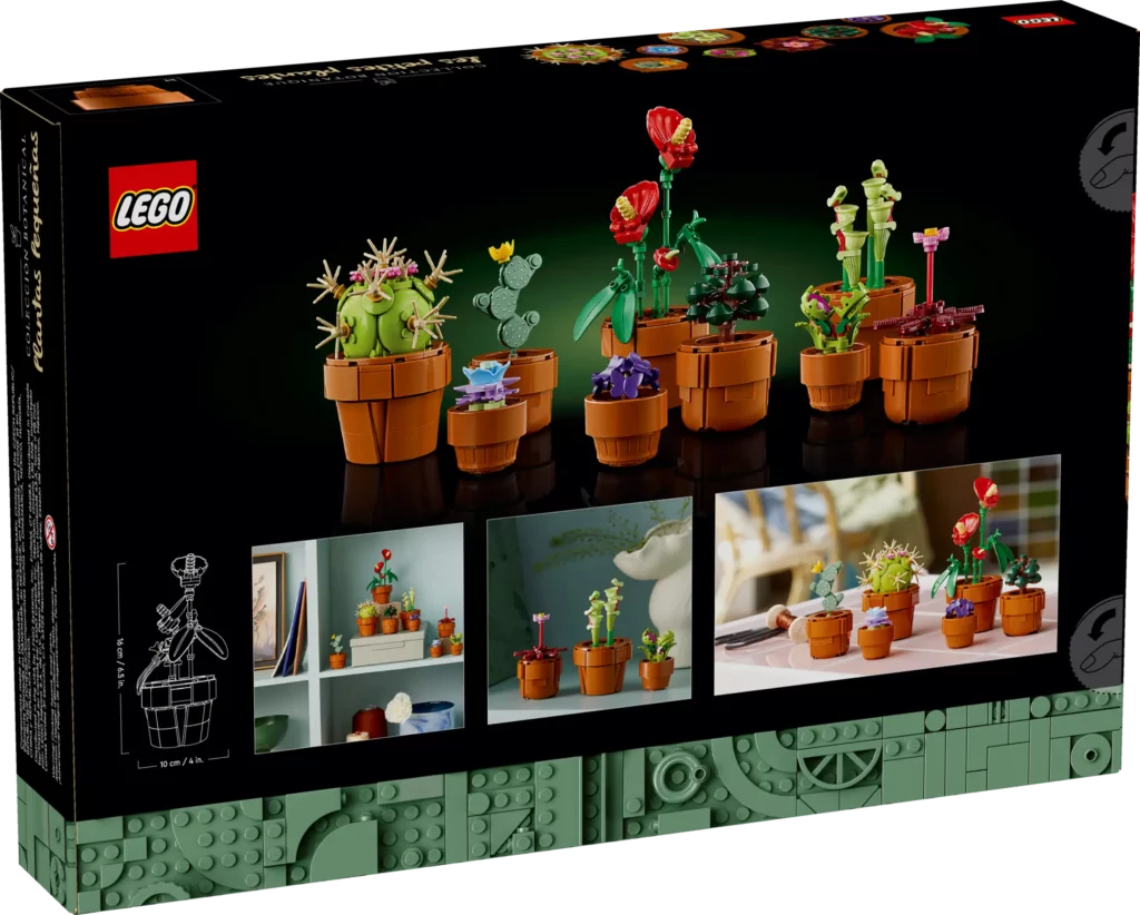 LEGO 10329 Tiny Plants Box Back