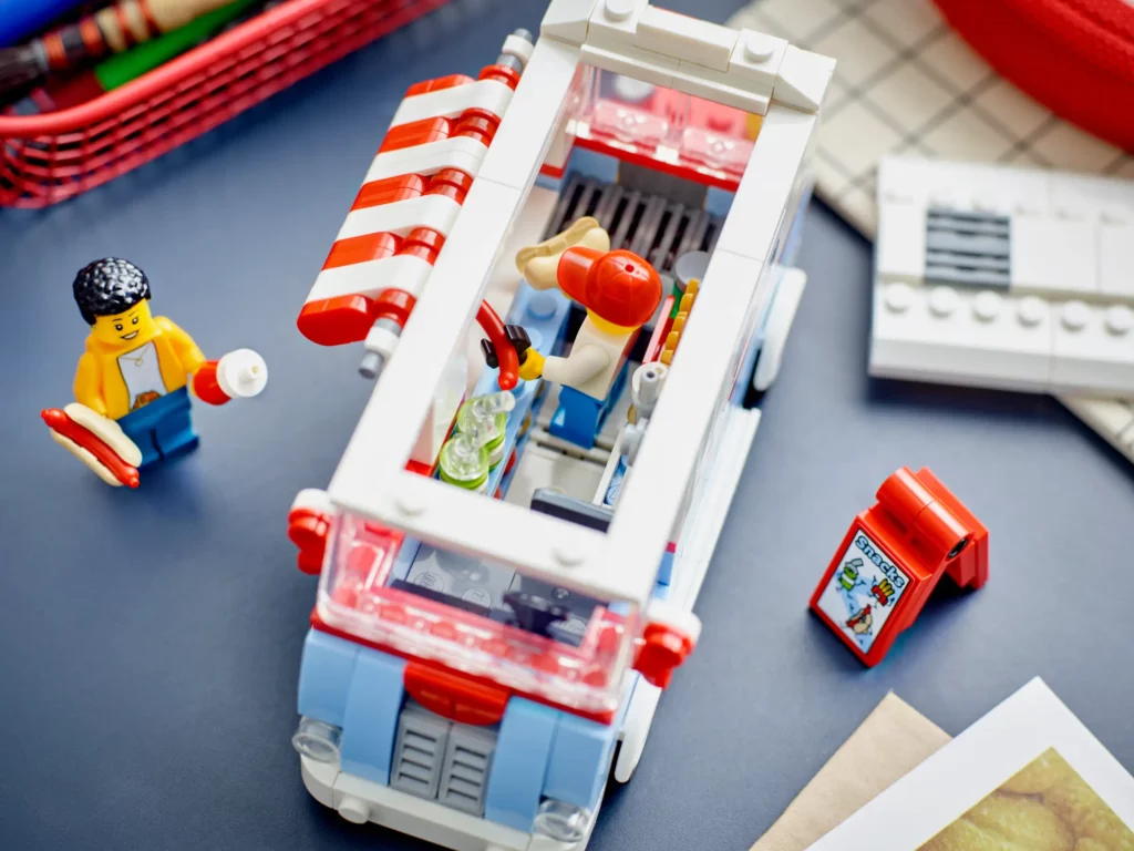 LEGO Retro Food Truck interior