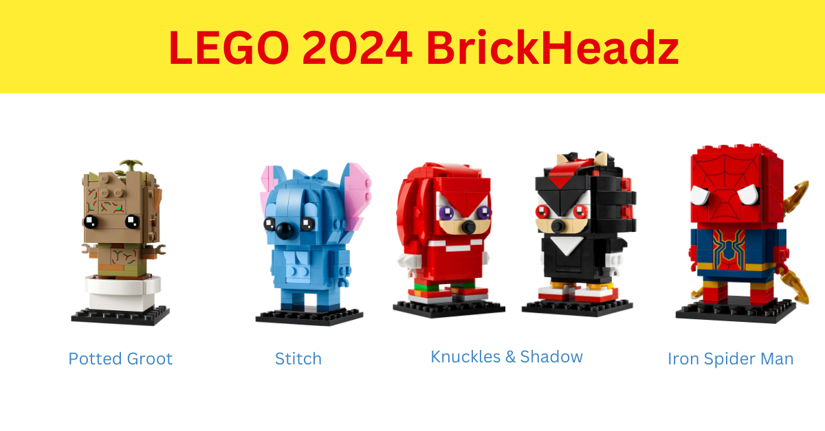 The new LEGO 2024 Brickheadz Brick Land