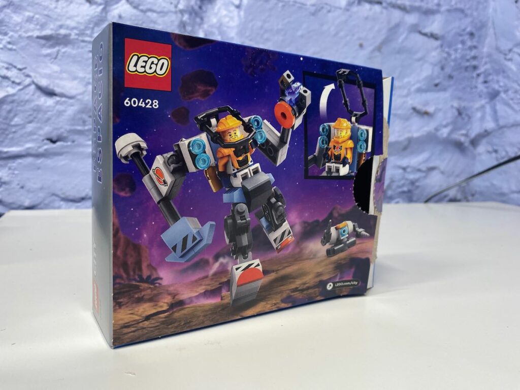 LEGO Space Construction Mech Box Back