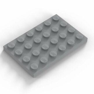 LEGO Part Light Blue Gray Plate 4x6