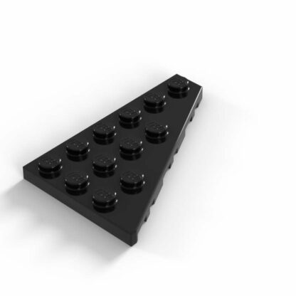 LEGO Part Black Wedge Plate 6 x 4 Right