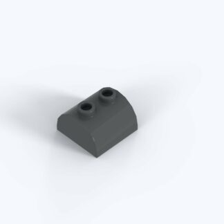 LEGO Part Dark Bluish Gray Slope, Curved 2 x 2 Double with 2 Hollow Studs