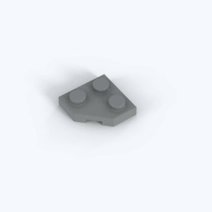 LEGO Part Light Blue Gray Wedge Plate 2 x 2 Cut Corner