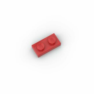 LEGO Part Red Plate 1x2