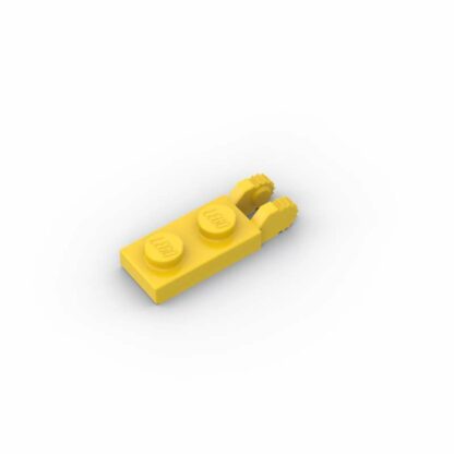 Lego Part Yellow Hinge Plate 1 x 2 Locking with 2 Fingers on End