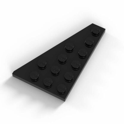 LEGO Part Black Wedge Plate 6 x 4 Left