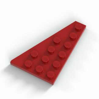 LEGO Part Red Wedge Plate 6 x 4 Left