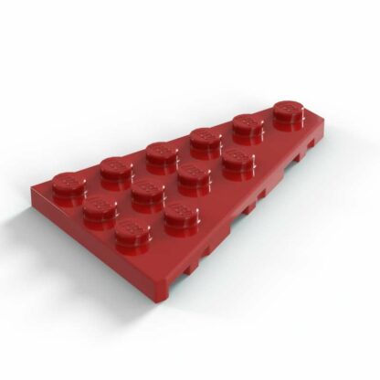 LEGO Part Red Wedge Plate 6 x 4 Right