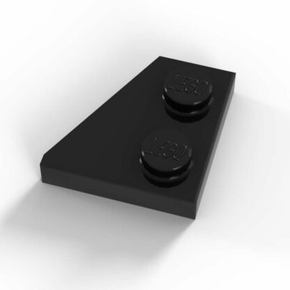 LEGO Part Black Wedge, Plate 2 x 2 Left