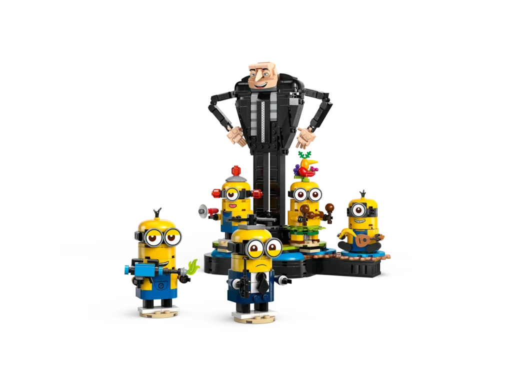 Brick Built Minons and Gru