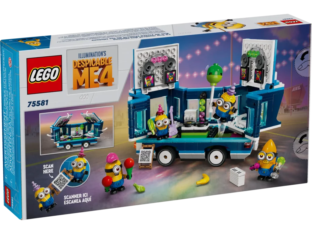 Minions' Music Party Bus Box Back