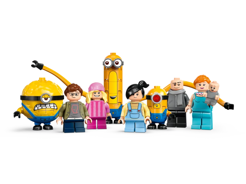 Minions and Gru's Family Mansion Minifigs