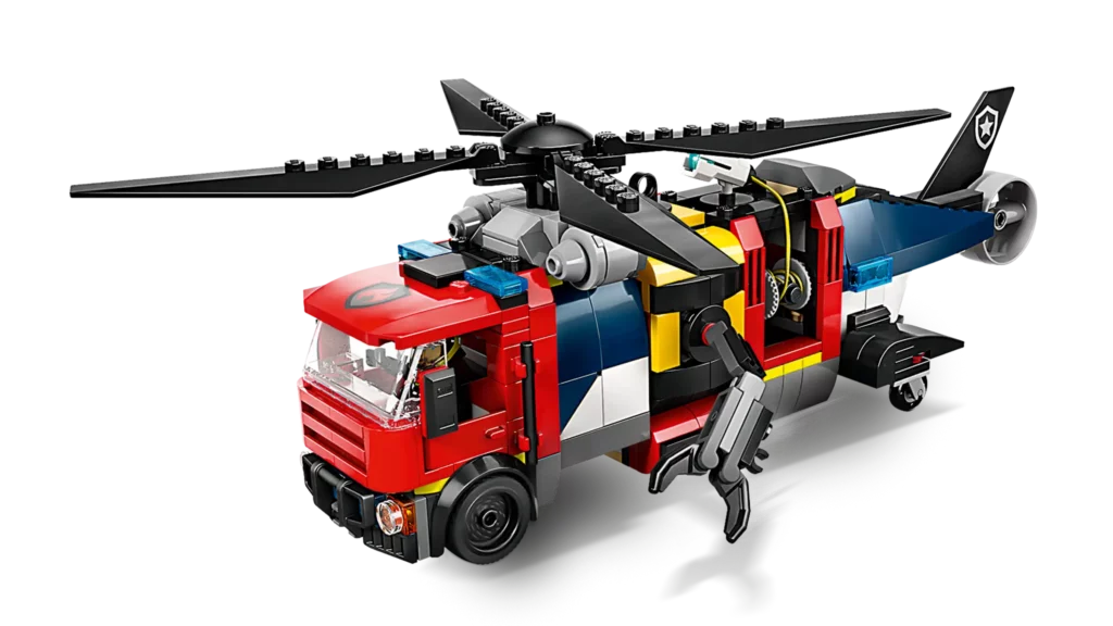 Combining LEGO Remix parts to make a new vehicle