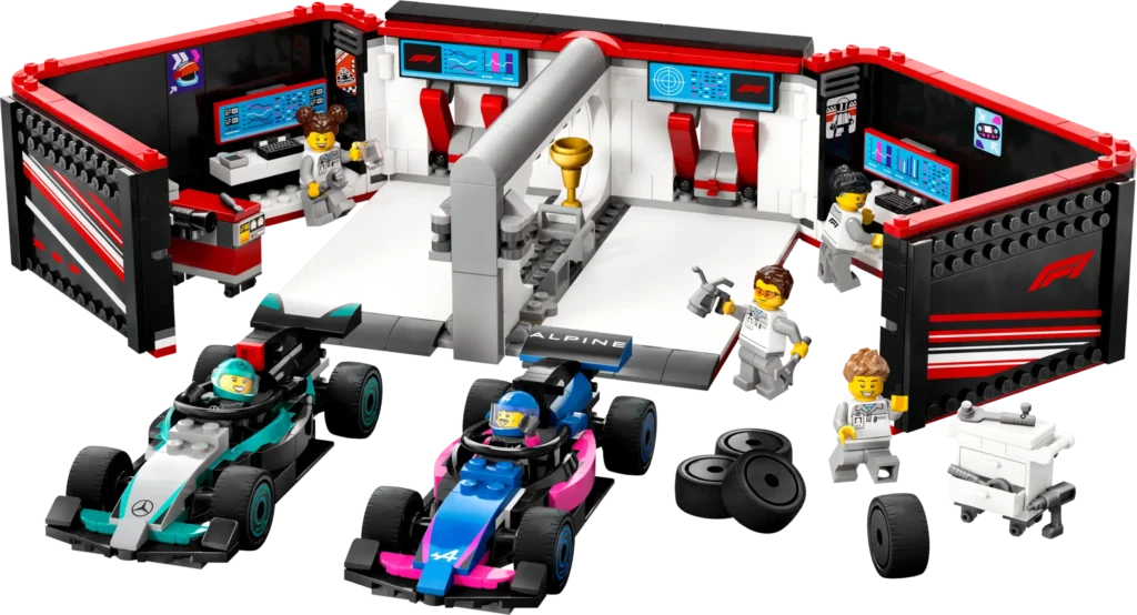 F1 Garage & Mercedes-AMG & Alpine Cars