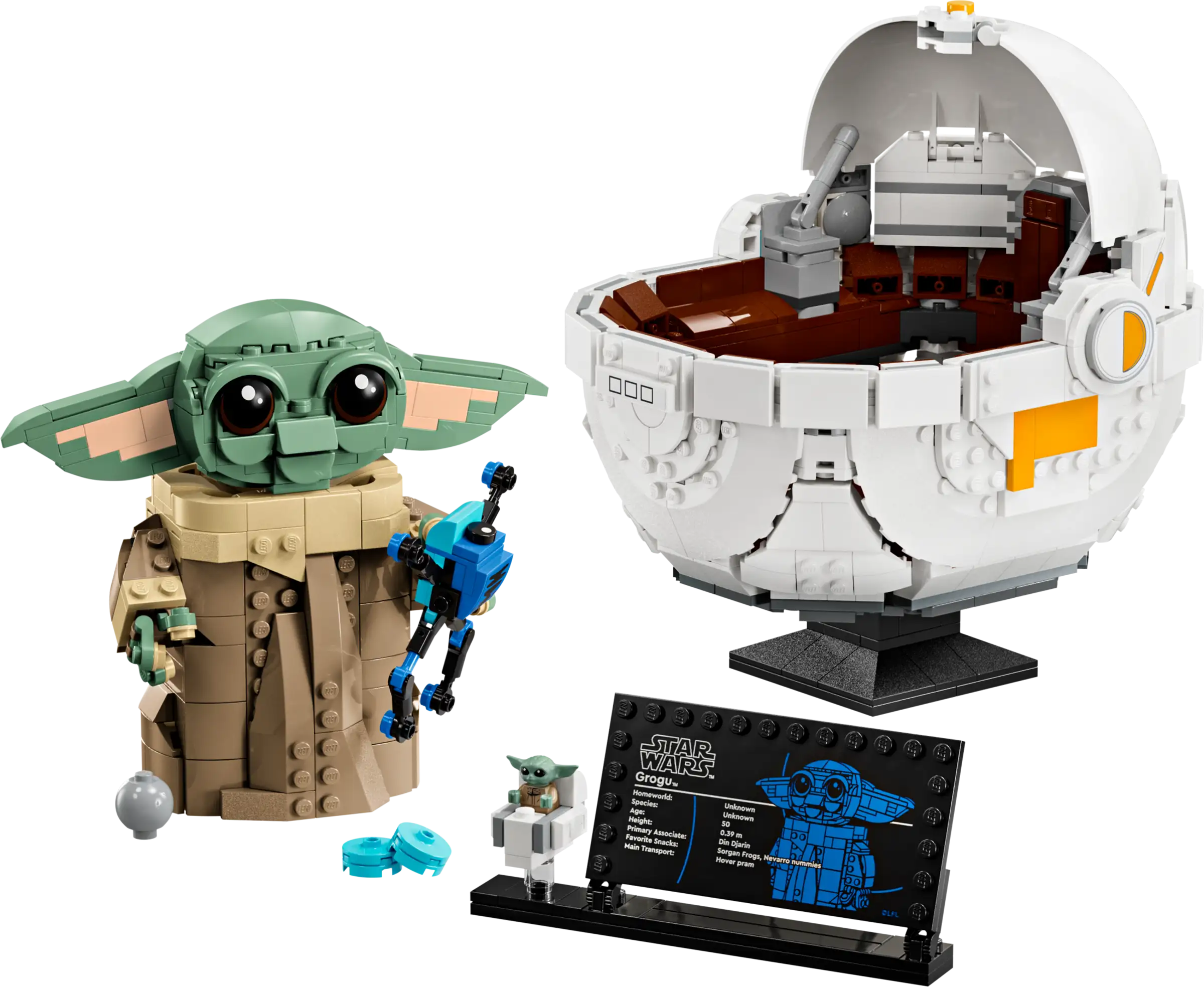 Grogu with Hover Pram LEGO Set