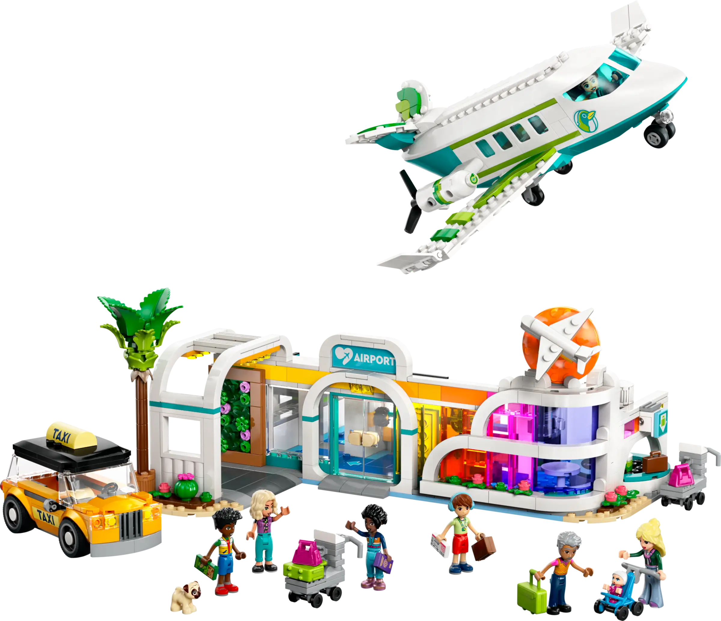 Heartlake City Airport and Airplane LEGO Set