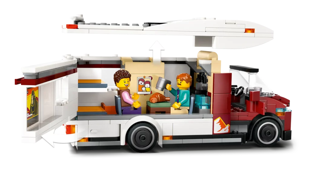 Inside the LEGO Camper Van