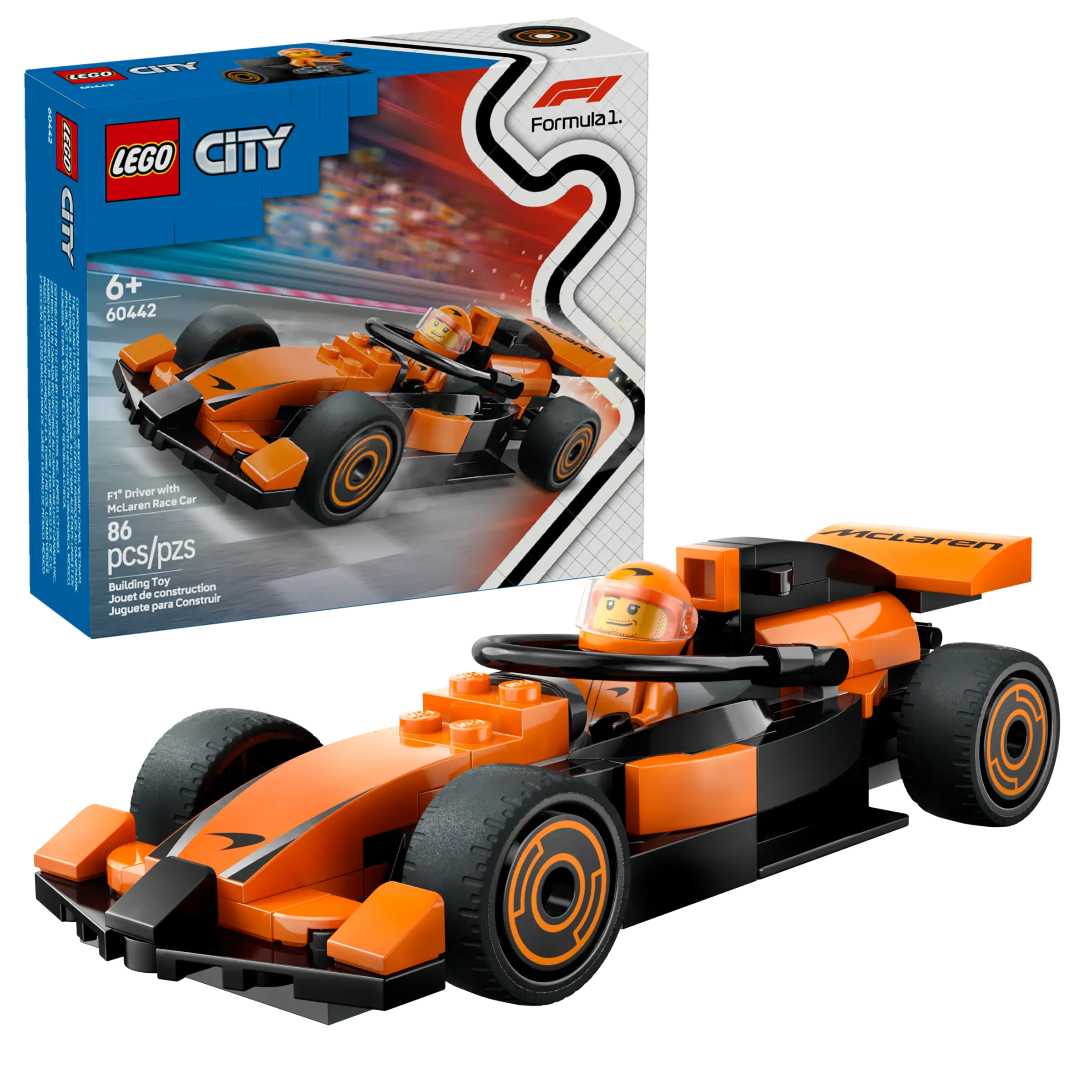 LEGO Set F1 Driver with McLaren Race Car