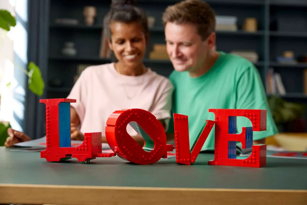 Lego LOVE letters