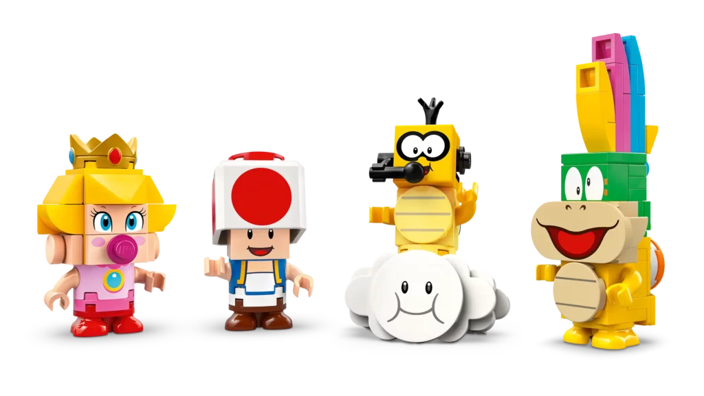 Mario Kart Baby Peach & Grand Prix Minifigures