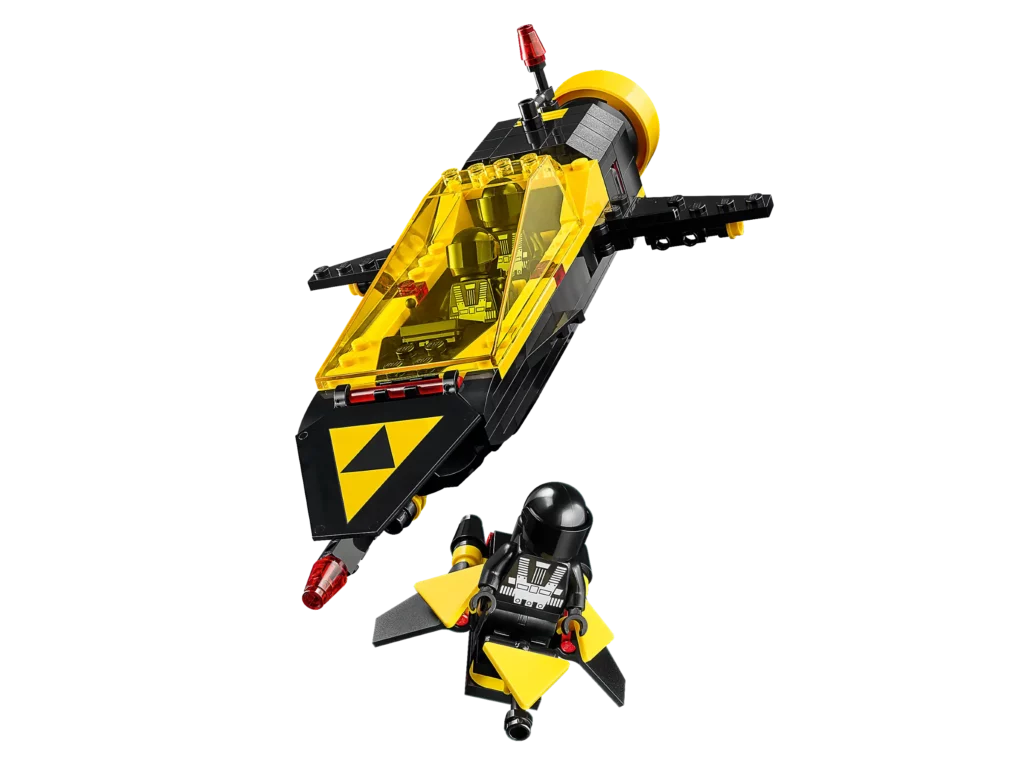 Part of the new LEGO Blacktron LEGO set