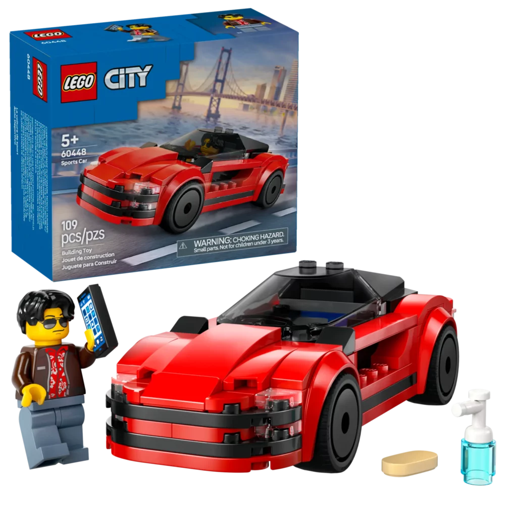 Red Sports Car LEGO Set