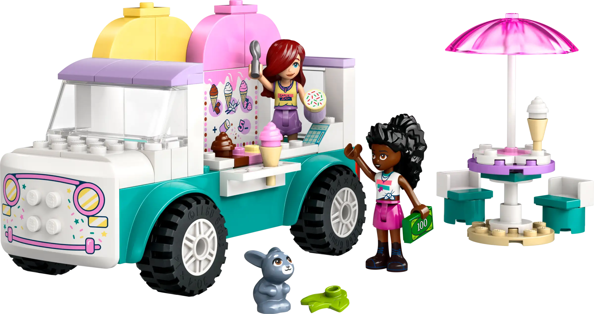 Heartlake City Ice Cream Truck LEGO Set