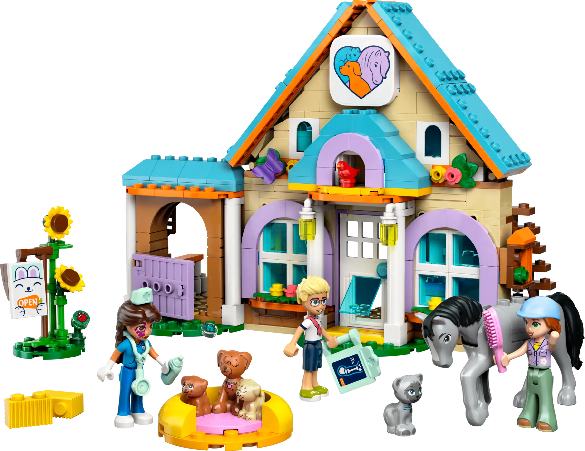 Horse and Pet Vet Clinic LEGO Set