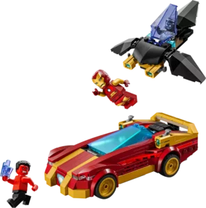 Iron Man Car & Black Panther vs. Red Hulk LEGO set